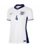 Günstige England Declan Rice #4 Heimtrikot Damen EM 2024 Kurzarm